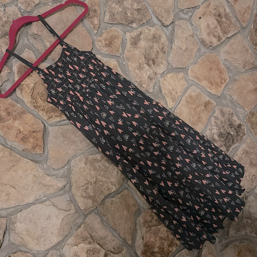 Cat & Jack Strappy Long Heart Dress